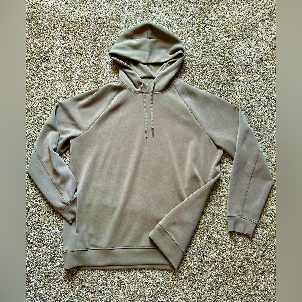 Men's Lululemon Smooth Spacer Classic-fit Pullover Hoodie - color Nomad